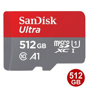 _yVJ[h|Cg5{I9/5^ TfBXN microSDXCJ[h 512GB Ultra class10 UHS-1 A1 150MB/s microSDJ[h SanDisk COe[ SDSQUAC-512G-GN6MN y[֑z