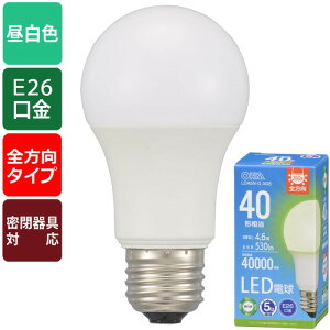 LED�d�� E26 40�`���� �����F 06-5514 OHM LDA5N-GAG6 �y���������z