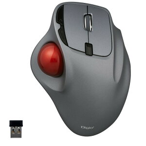 �i�J�o���V ���w���e�w�g���b�N�{�[�� 2.4GHz 5�{�^�� ���C�����X�}�E�X �O���[ MUS-TRIF175GY �y���������z