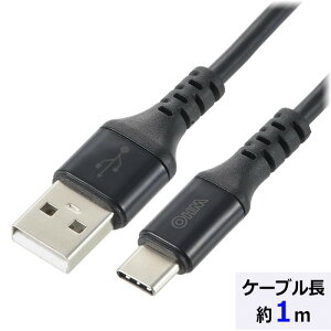 �_�y�V�J�[�h�|�C���g5�{�I12/20�^ USB2.0 Type-C�P�[�u�� A-C 1m �u���b�N 01-7131 OHM SMT-L10CAS-K �y���[���֑��������z