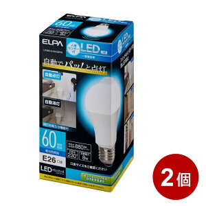 ELPA ZT[t LEDd 2Zbg 60W F LDA8D-G-G5109PIR-2P yz