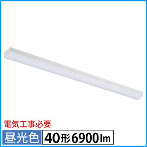 LED�x�[�X���C�g �g���t�` 40�` 6900lm �����F OHM 06-4257 LT-BS4600C08N-D �y���������z
