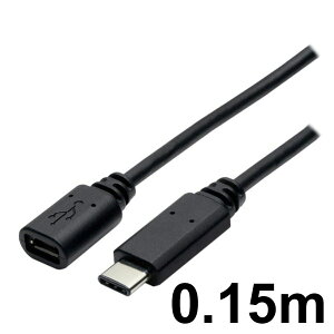 ~V USB TypeC-microUSBϊP[u 0.15m ubN USB-CM2/BK USB2.0 ϊRlN^ y[֑z