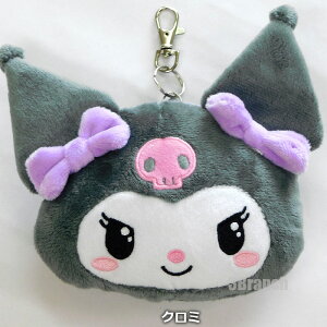 サンリオ フェイス リール付き パスケース キラカワ レディース キッズ 女の子 ぬいぐるみ 通勤 通学 定期入れ IDカード入れ カードケース 財布 小銭入れ コインケース キーホルダー キャラ