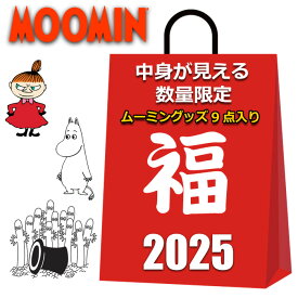 ムーミン グッズ 福袋 2025 お得 レディース キッズ 中身が見える 9点入り クッション ブランケット 財布 トートバッグ ランチバッグ お弁当箱 ポーチ がま口 小銭入れ コインケース レディース かわいい まとめ売り キャラクターグッズ リトルミイ ミイ スナフキン