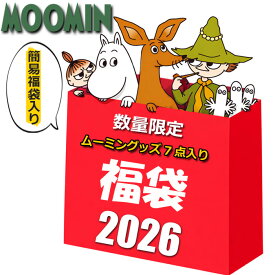 ムーミン グッズ 2025 2026 福袋 レディース ラッキーバッグ 7点入り 5800円 雑貨 キャラクター プレゼント ハッピーバッグ ムーミン女子 雑貨 冬 ギフト 粗品 プレゼント交換 余興 イベント 景品 オススメ リトルミイ スナフキン 昨年完売