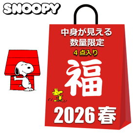 スヌーピー グッズ 福袋 セール 2026 キッズ レディース 中身が見える 4点入り ポケット付き 保冷トートバッグ アームカバー 巾着袋 ソックス 女の子 女性 子供 キャラクターグッズ かわいい おしゃれ まとめ売り 2026福袋 雑貨 SNOOPY お買得 お得 SALE