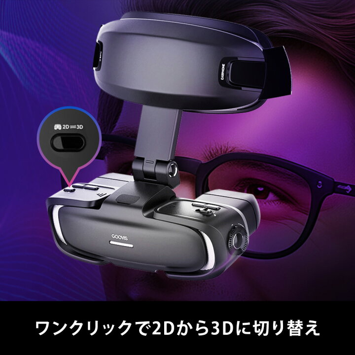 楽天市場】GOOVIS ART 4K VRヘッドセット ヘッドマウントディスプレイ 