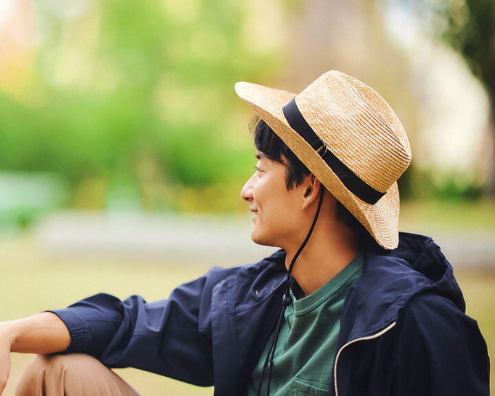 田中帽子店Ralf（ラルフ）麦わら つば広中折れ 紳士用帽子 田中帽子店：公式 [小さな店] メンズ 麦わら帽子 メンズ通気性クールハット夏麦わら帽子サンハット 男性用 日よけ帽子 麦わら帽