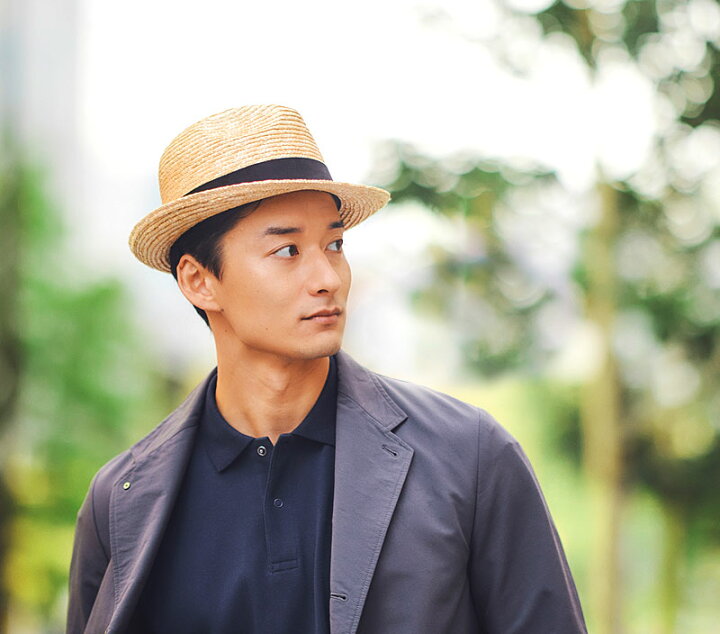 楽天市場】田中帽子店 Dino ディーノ 麦わら 太麦ボルサリーノ型ハット 
