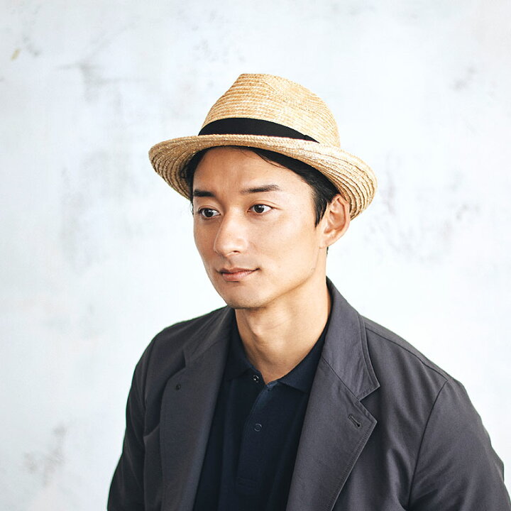 楽天市場】田中帽子店 Dino ディーノ 麦わら 太麦ボルサリーノ型ハット 