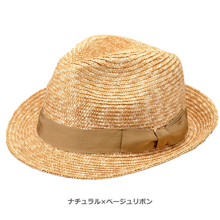 楽天市場】田中帽子店 Dino ディーノ 麦わら 太麦ボルサリーノ型ハット 