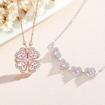 楽天市場】ハートクローバーネックレス＆リングの通販