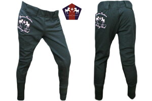 Equine Couture(エクイクチュール)/子供用/キッズ/ キュロット膝革 子供用カジュアルキュロット 乗馬用 キュロット/BLEACHS 乗馬用品 セール SALE