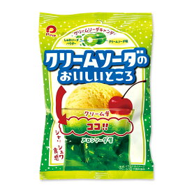 まとめ買い（6袋）【パイン クリームソーダのおいしいところ 80g 6袋】 ☆☆昭和レトロ☆☆ クリームソーダのソーダとアイスの境目のところ！ シャリシャリ 新食感のキャンディーです 飴 キャンディー パイン株式会社 パインアメ パーティー 駄菓子