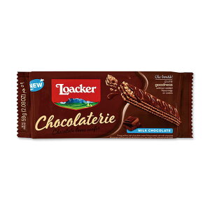 送料無料/まとめ買い(20袋)【ロアカー ショコラテリー 59g 20袋】今年のロアカー冬の新作です!! ココアを加えた3層のウエハースに、香り豊かな2層のチョコレートクリームを重ね、ダー