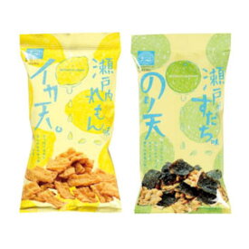 まとめ買い（10袋）【まるか食品 瀬戸内イカ天・のり天 27g 10袋入】（ 瀬戸内れもん味 イカ天 ／ 瀬戸内すだち味 のり天 ）