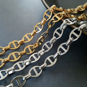 I[XeX 50cm ̔ AJ[`F[ 8.5mmx6mm fUC`F[ S[h Vo[ 24kgp {WEbL Vv  lbNXf  AM[t[ SUS304 ANZT