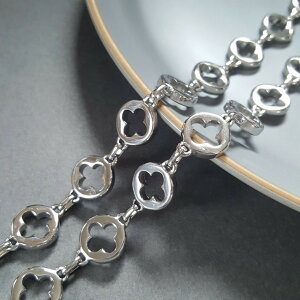 I[ XeX 50cm̔ 12mm N[o[ L fUC `F[ Vo[ bL Vv T[WJXeX  lbNXf uXbg SUS304 ANZT[p[c n