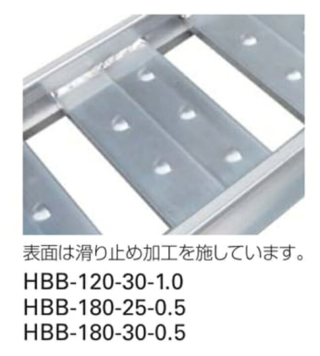 楽天市場】法人様限定です長谷川工業歩行用農機専用アルミブリッジHBB 