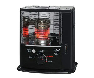 トヨトミポータブル石油ストーブシングル燃焼スリムタイプRS-V23N Bブラック乾電池は別売りです代引き不可商品です。沖縄・離島は別途送料かかります