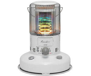 トヨトミ対流形石油ストーブレインボーRB-2524 Wホワイト乾電池は別売りです代引き不可商品です。沖縄・離島は別途送料かかります