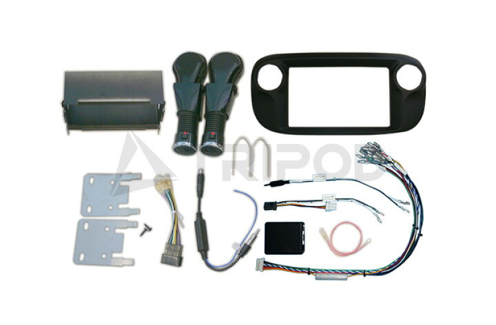 楽天市場】F500-02BK-CAN アバルト595/695 ブラック2DINナビ取付 