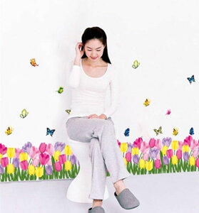 �E�H�[���X�e�b�J�[ �t�̍ʂ� 50×70cm �ǎ� �V�[�� ����OK �͂����� �������� DIY �͗l�ւ� �C���e���A �X�v�����O �؂₩ �J���t�� �`���[���b�v �� ���X ���傤���� �o�^�t���C �t�����[ ���� 