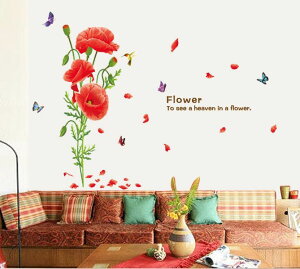 �E�H�[���X�e�b�J�[ �ЂȂ��� �ǎ� �V�[�� ����OK �͂����� �������� DIY �͗l�ւ� �C���e���A �Ԃ��� �q�i�Q�V ��㠈� ����l�� ����l�� corn poppy ���X ���傤���� �o�^�t���C �������� ���