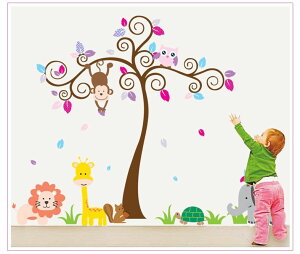 �E�H�[���X�e�b�J�[ �����Ɩ��@�̖� 60×90cm �ǎ� �V�[�� DIY �͗l�ւ� �C���e���A �� �c���[ ���� �T�� �� ���C�I�� �L���� ����� �I�l ���X �肷 �� �t�N���E �ӂ��낤 ���� �J�� �T ���� �� 