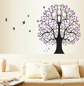 �E�H�[���X�e�b�J�[ ���@�̖� �ǎ� �V�[�� ����OK �͂����� �������� DIY �͗l�ւ� �C���e���A �c���[ tree �A�� ���R �t���� ���[�t �� �o�[�h �� ���X ���傤���� �o�^�t���C��z�֑�������