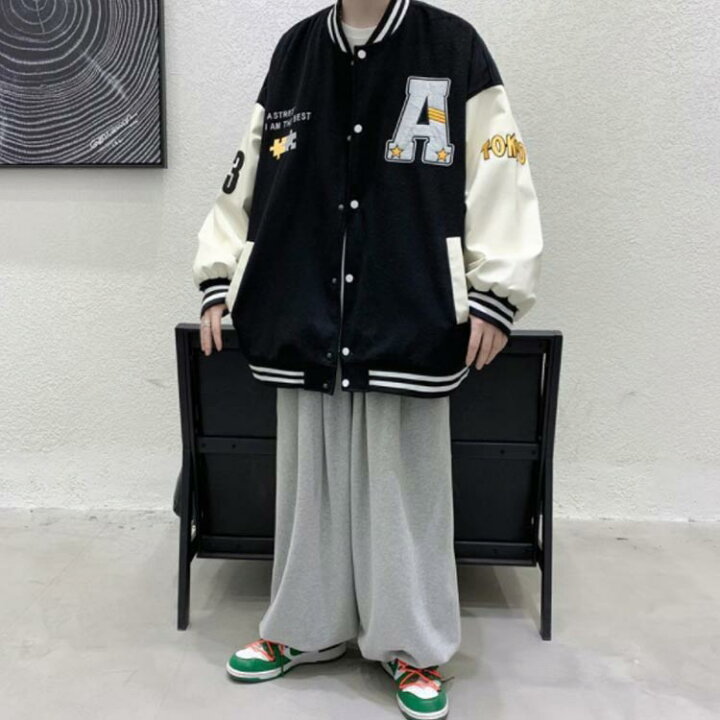 楽天市場】メンズ スタジャン 春秋 ジャケット スタジアムジャケット 