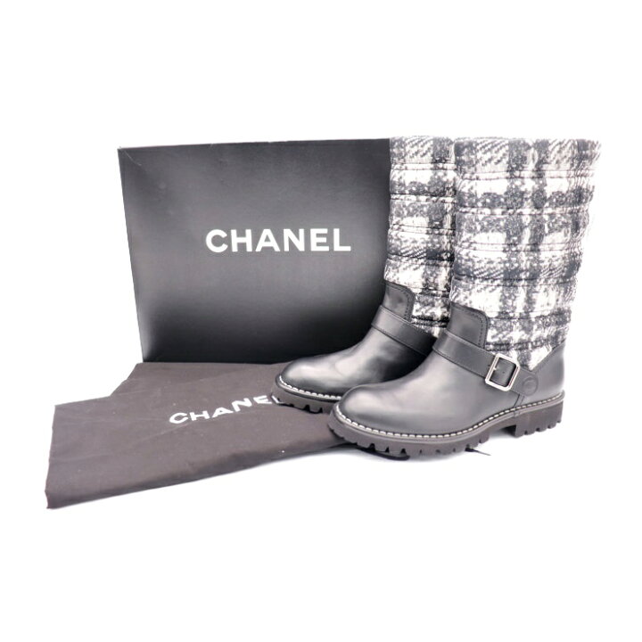 楽天市場】新品未使用展示品 CHANEL シャネル エンジニアブーツ 