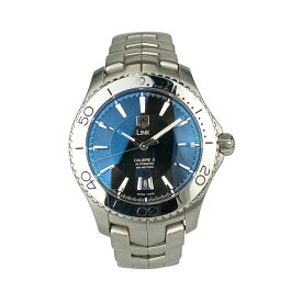 TAG Heuer タグホイヤー 時計 リンクキャリバー5 WJ201A ブラック文字盤 SS SS メンズ バックスケルトン 美品【本物保証】【中古】