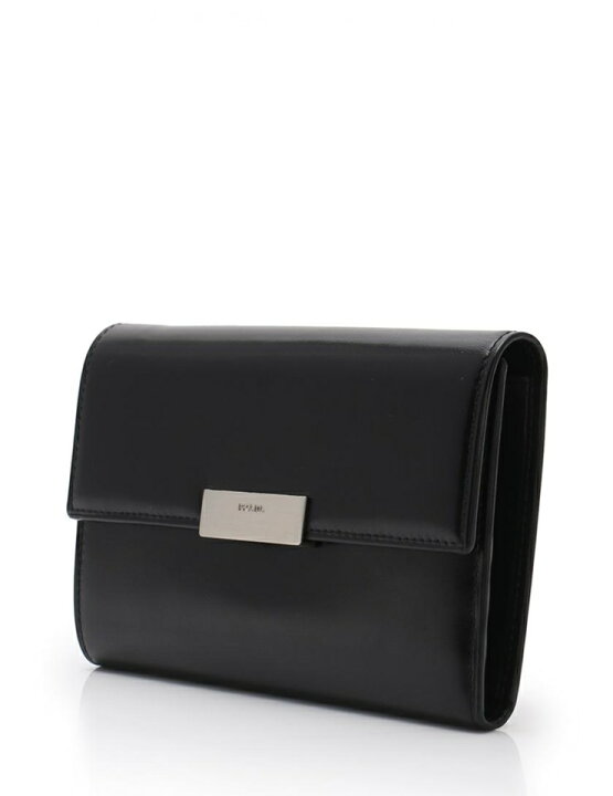 楽天市場】超美品 PRADA プラダ 3つ折り財布 M510 レザー ブラック 