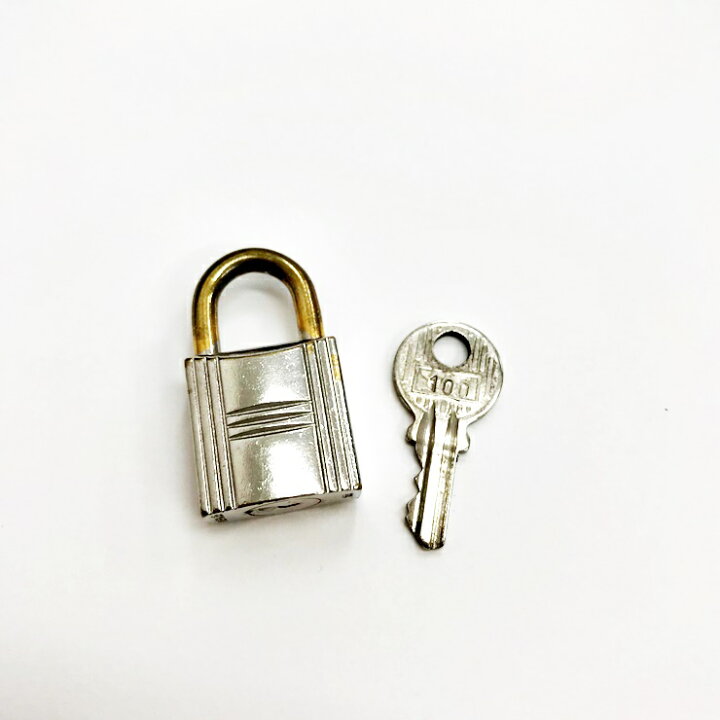楽天市場】HERMES エルメス カデナ 鍵 100 シルバー メタル 小物【本物 