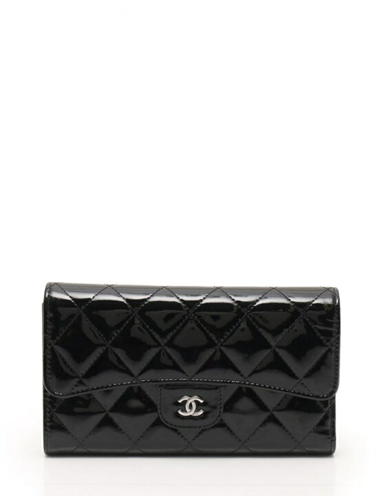 楽天市場】CHANEL シャネル マトラッセ 三つ折り長財布 ココマーク  