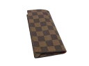 LOUIS VUITTON ルイヴィトン 眼鏡ケース エテュイ リュネット サンプール N62964 エベヌ（ブラウン）系 ダミエ ユニセ…