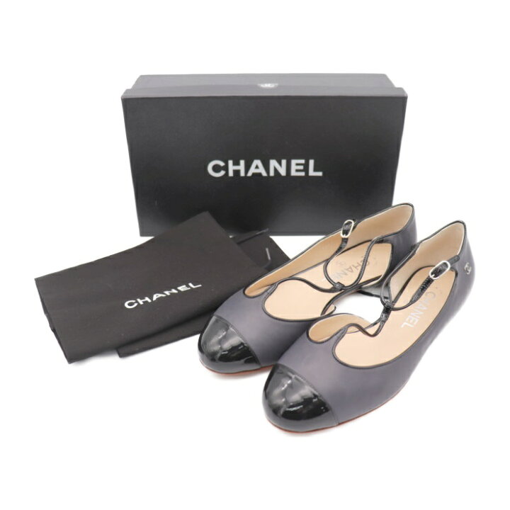 楽天市場】新品未使用展示品 CHANEL シャネル パンプス フラット 