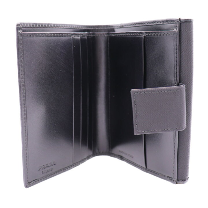 楽天市場】新品未使用展示品 PRADA プラダ Wホック 二つ折り財布  