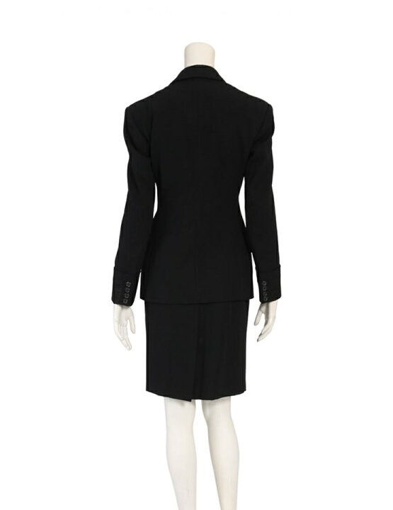 楽天市場】美品 PRADA プラダ スカートスーツ ウール 黒 メーカー  