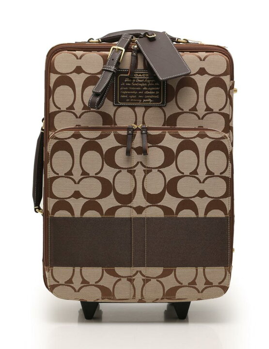 楽天市場】美品 COACH コーチ シグネチャー キャリーケース F77020 