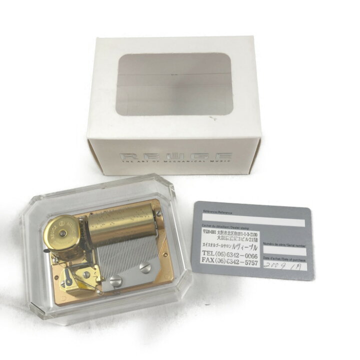 楽天市場】超美品 REUGE リュージュ 36弁 オルゴール AXA 36 2708 000 
