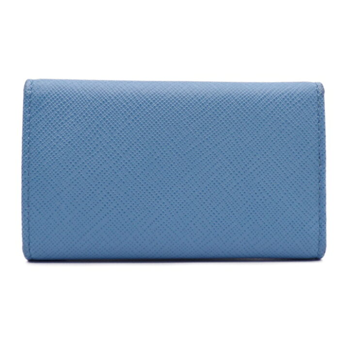 楽天市場】美品 PRADA プラダ 6連キーケース 1PG222 レザー 水色  