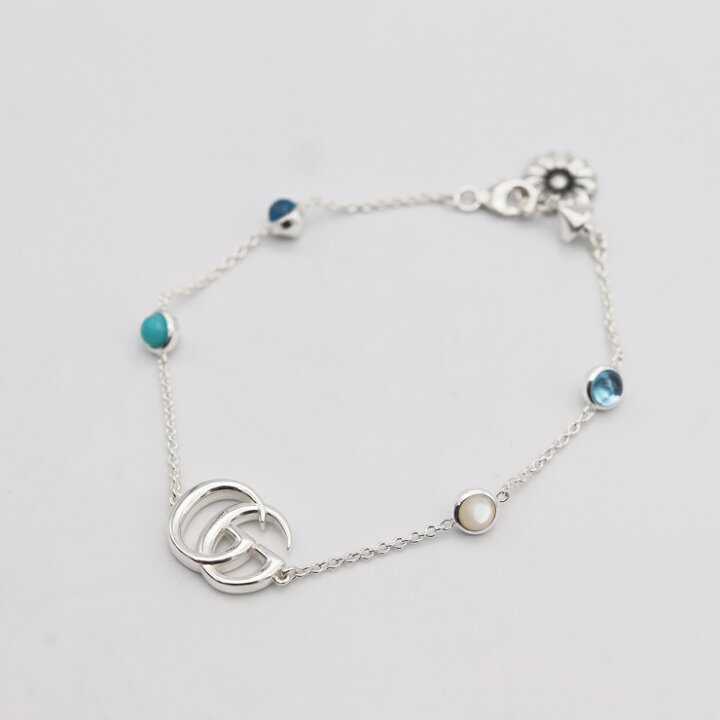 楽天市場】超美品 GUCCI グッチ ダブルG フラワーブレスレット 527393  