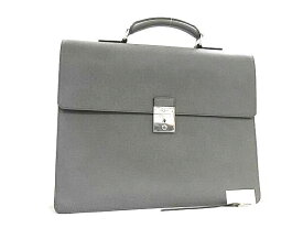 LOUIS VUITTON ルイヴィトン ビジネスバッグ ネオ ロブスト3 M32621 グラシエ(グレー系) タイガ メンズ シルバー金具 美品【本物保証】【中古】