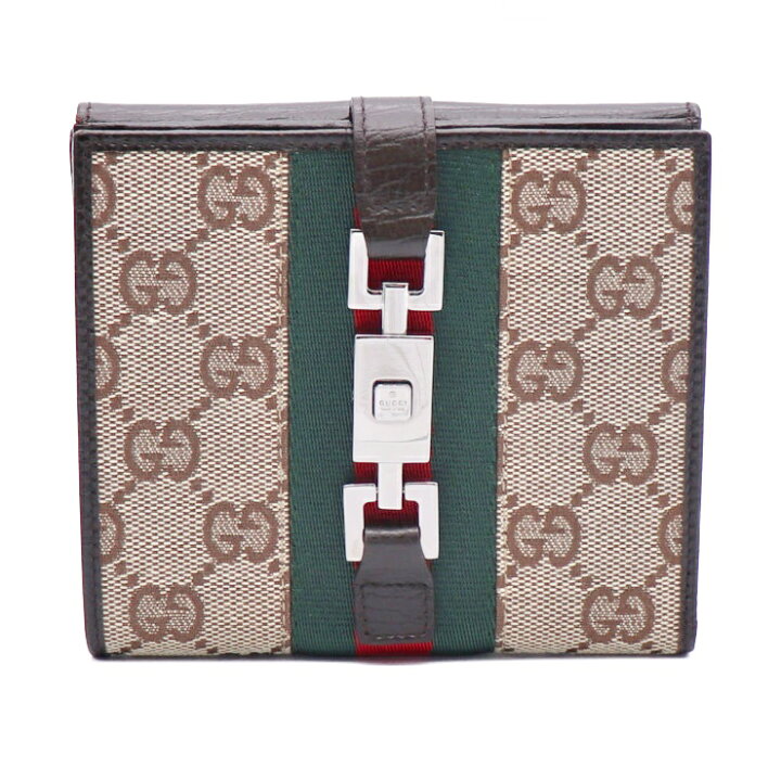 楽天市場】超美品 GUCCI グッチ GG柄 シェリーライン 二つ折り財布  