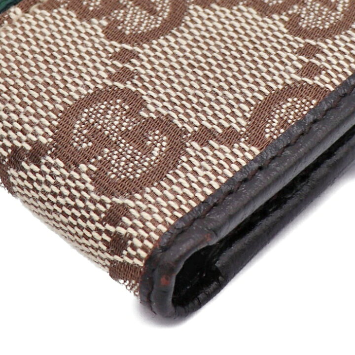 楽天市場】超美品 GUCCI グッチ GG柄 シェリーライン 二つ折り財布 