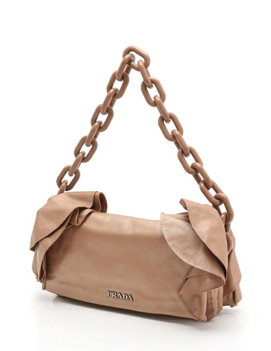 楽天市場】美品 PRADA プラダ プラスチックチェーンショルダーバッグ 