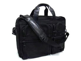 TUMI トゥミ ビジネスバッグ ラージ エクスパンダブル オーガナイザー 26160DH ブラック ナイロンキャンバス メンズ 2WAY【本物保証】【中古】